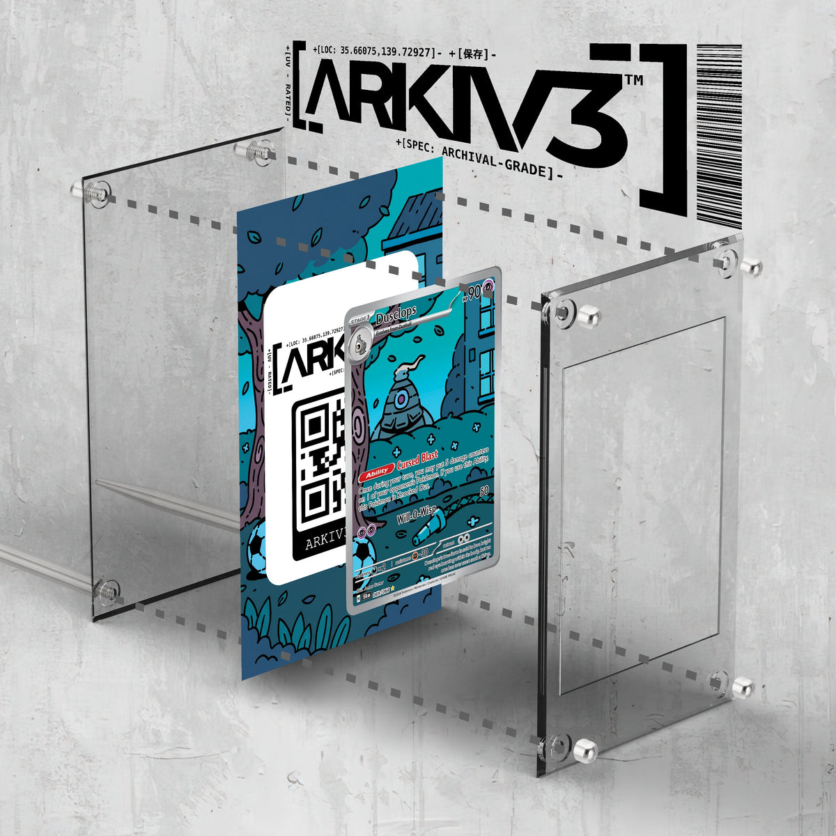 [UNIT: 69/64] // Dusclops Extended Art Display Case - Raw