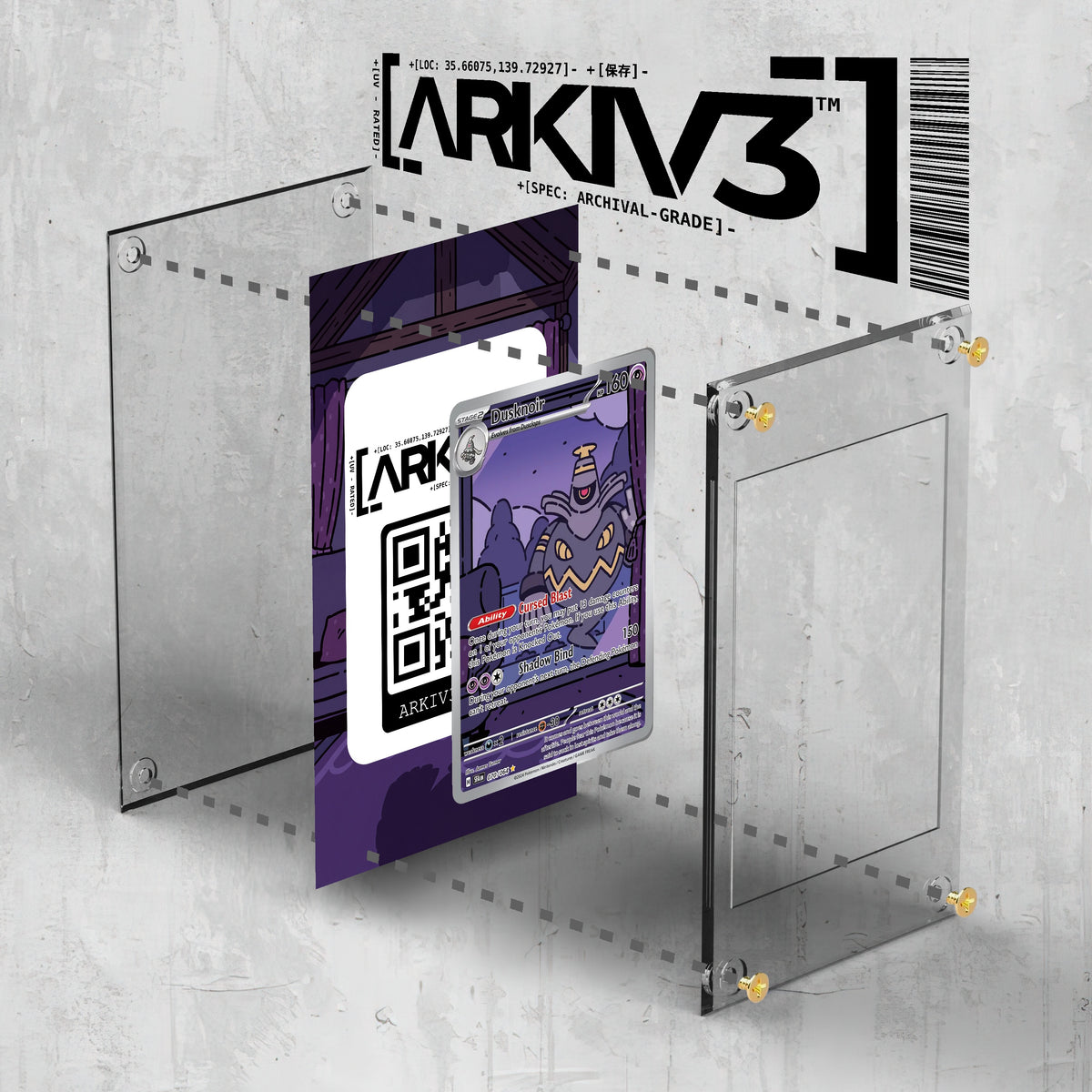 [UNIT: 70/64] // Dusknoir Extended Art Display Case - Raw