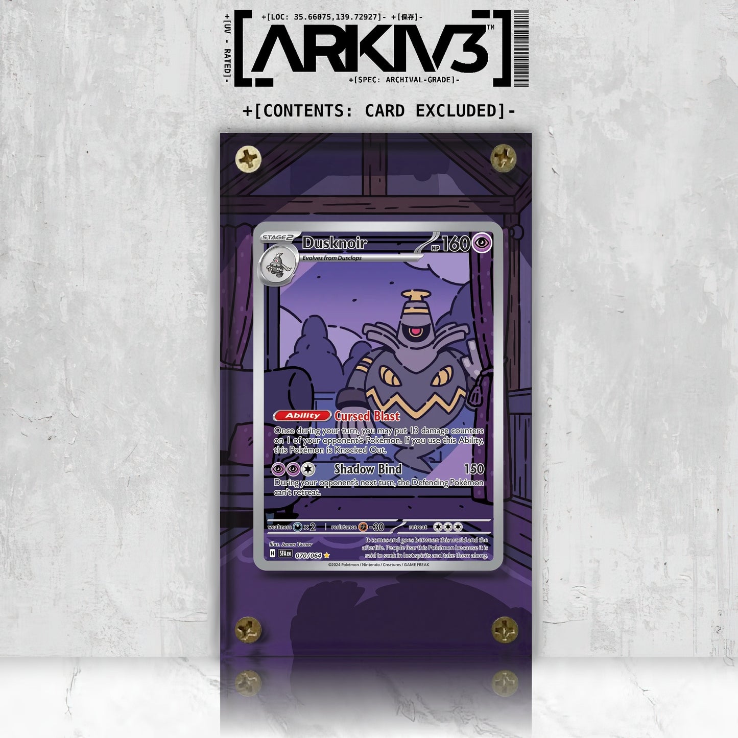 [UNIT: 70/64] // Dusknoir Extended Art Display Case - Raw