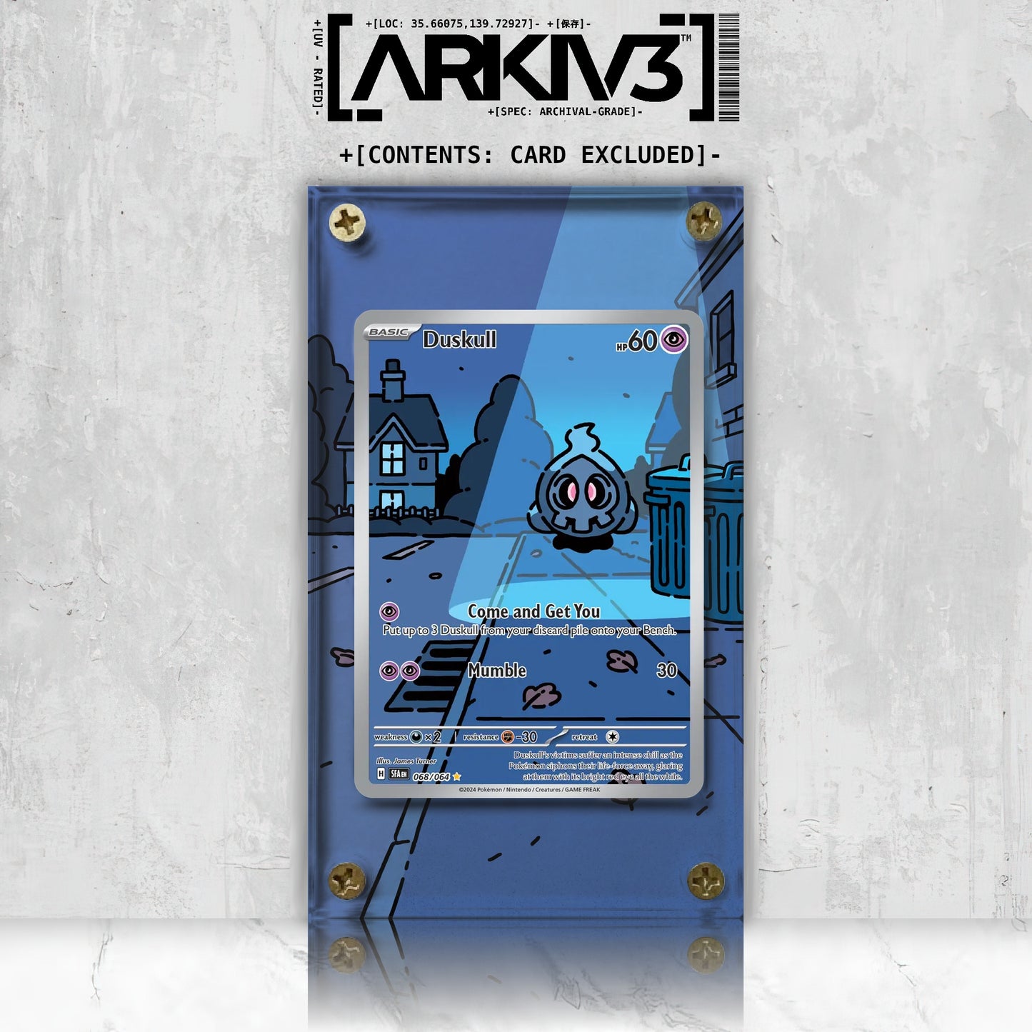 [UNIT: 68/64] // Duskull Extended Art Display Case - Raw