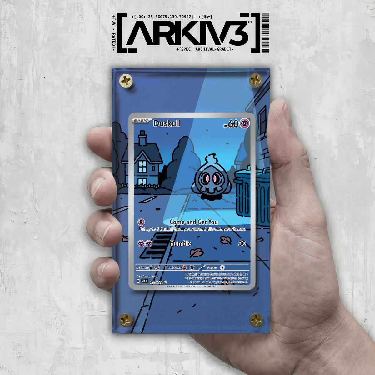 [UNIT: 68/64] // Duskull Extended Art Display Case - Raw
