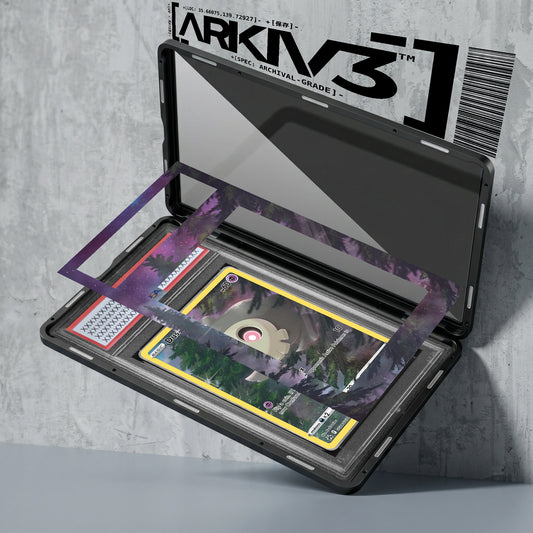 ARKIV3 PSA graded exploded mockup