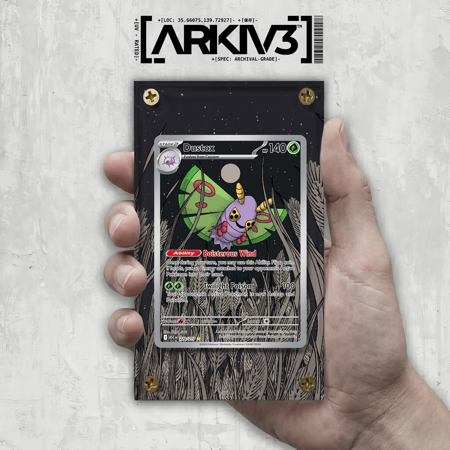 [UNIT: 220/217] // Dustox Extended Art Display Case - Raw