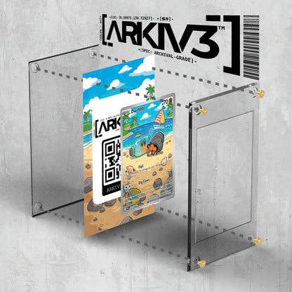 [UNIT: 129/86] // Dwebble Extended Art Display Case - Raw