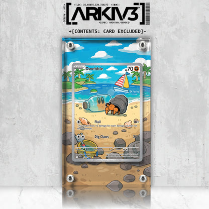 [UNIT: 129/86] // Dwebble Extended Art Display Case - Raw