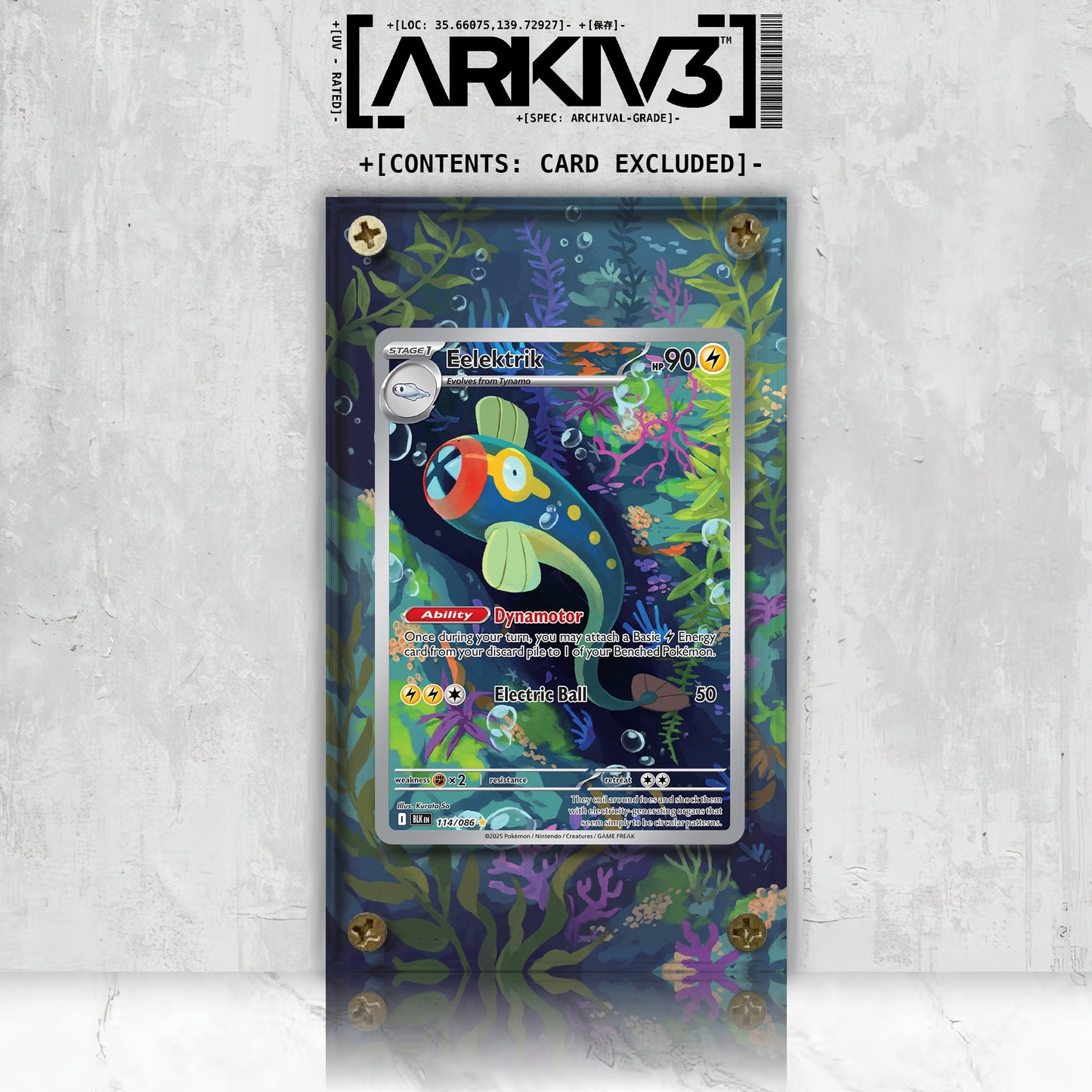 [UNIT: 114/86] // Eelektrik Extended Art Display Case - Raw