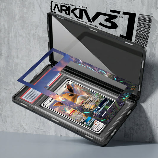 ARKIV3 PSA graded exploded mockup