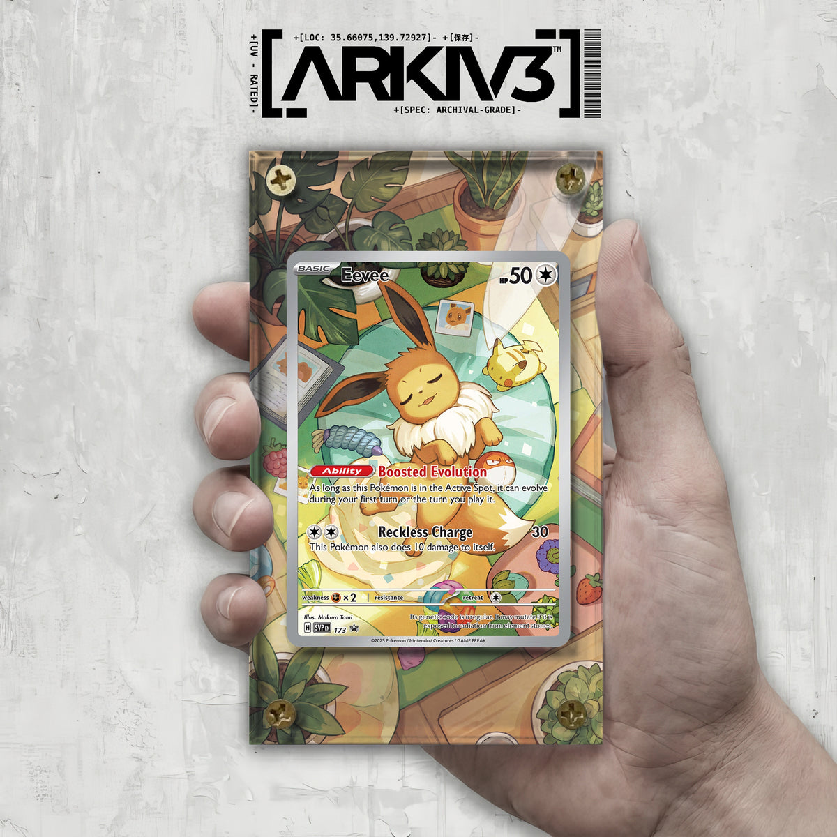 [UNIT: 173] // Eevee Extended Art Display Case - Raw
