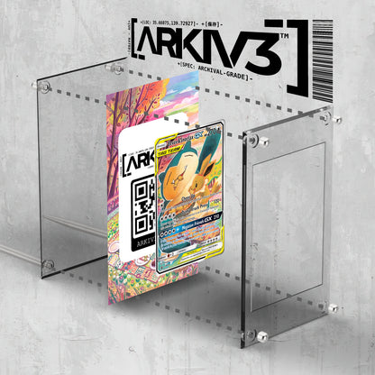 [UNIT: SM169/248] // Eevee & Snorlax-GX Extended Art Display Case - Raw