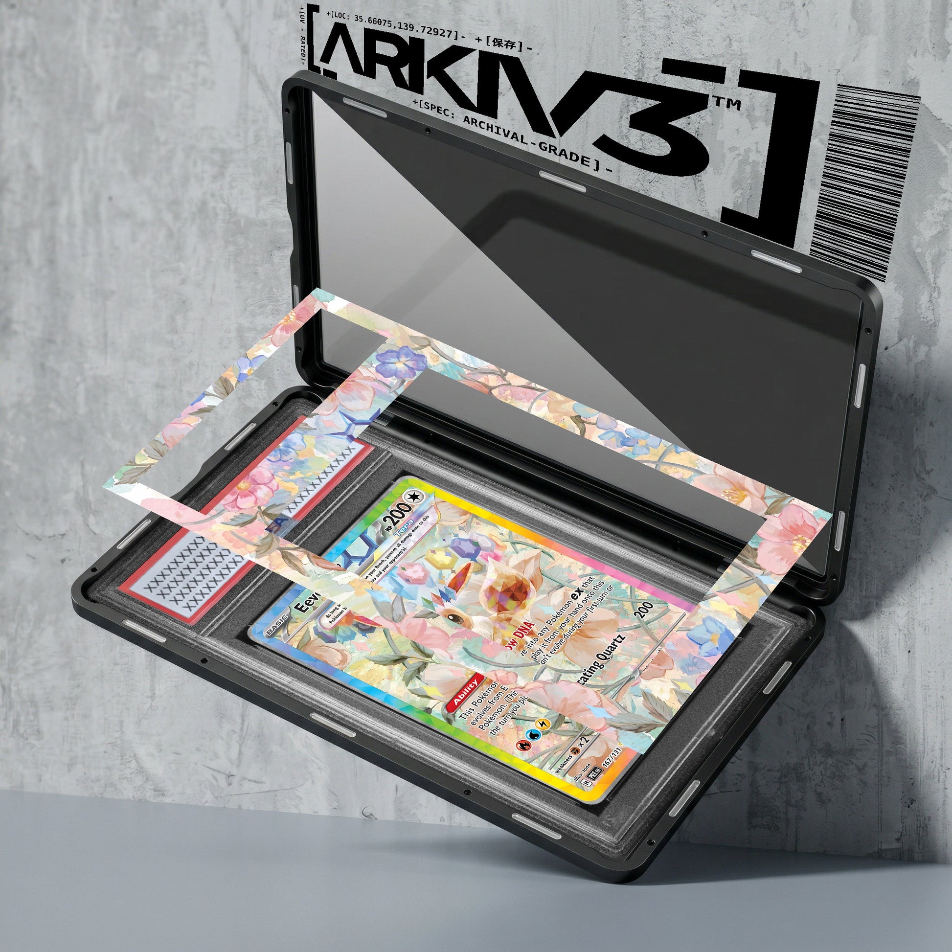 ARKIV3 PSA graded exploded mockup