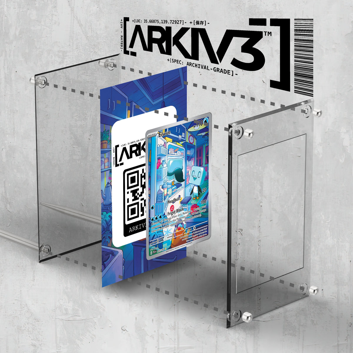 [UNIT: 205/193] // Eiscue Extended Art Display Case - Raw