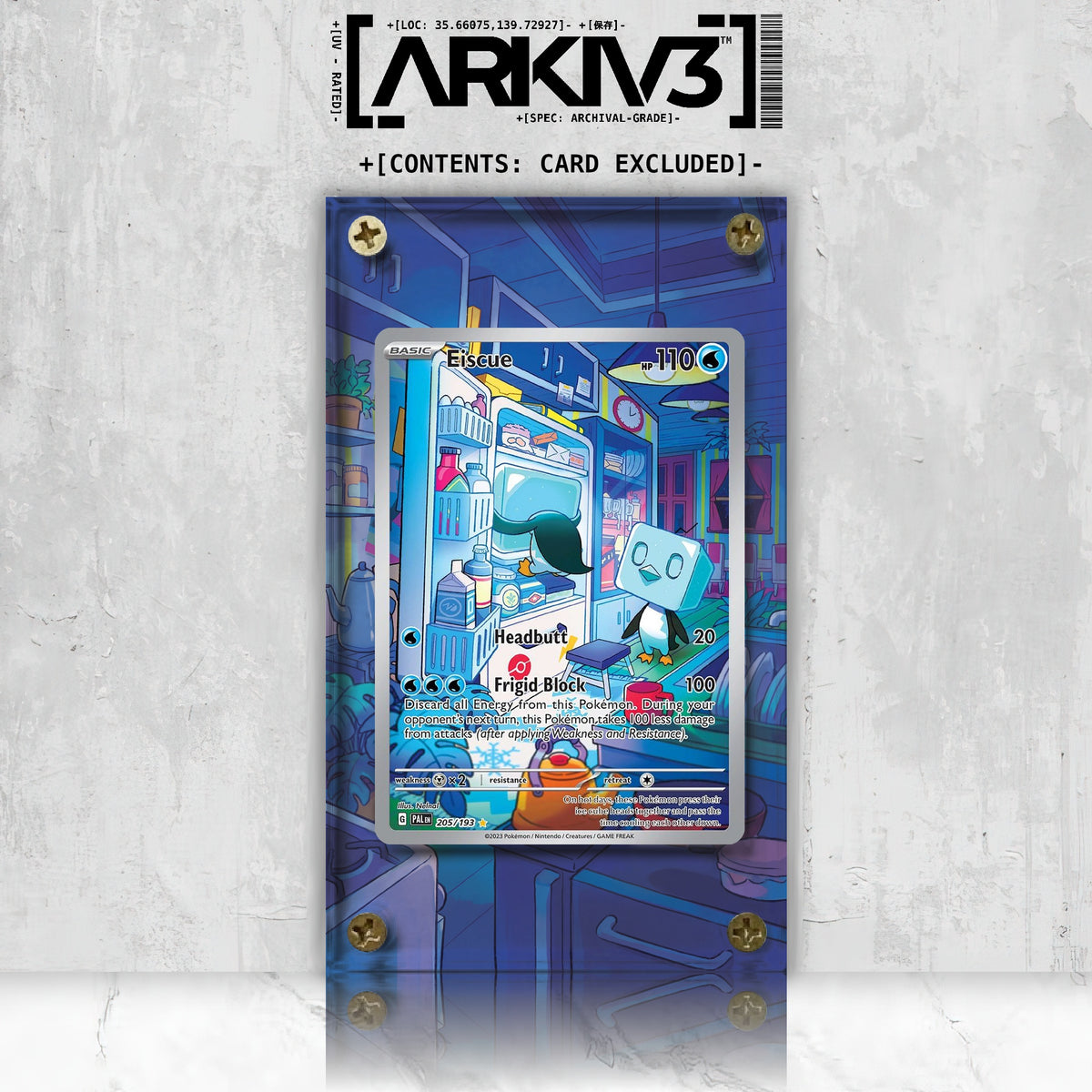 [UNIT: 205/193] // Eiscue Extended Art Display Case - Raw