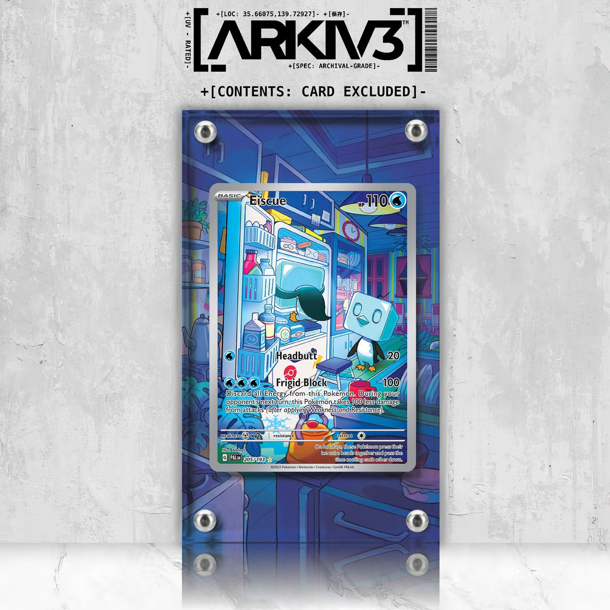 [UNIT: 205/193] // Eiscue Extended Art Display Case - Raw
