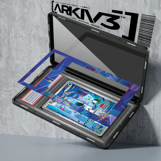 ARKIV3 PSA graded exploded mockup