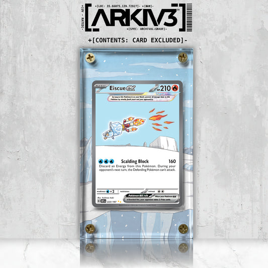 [UNIT: 222/197] // Eiscue ex Extended Art Display Case - Raw