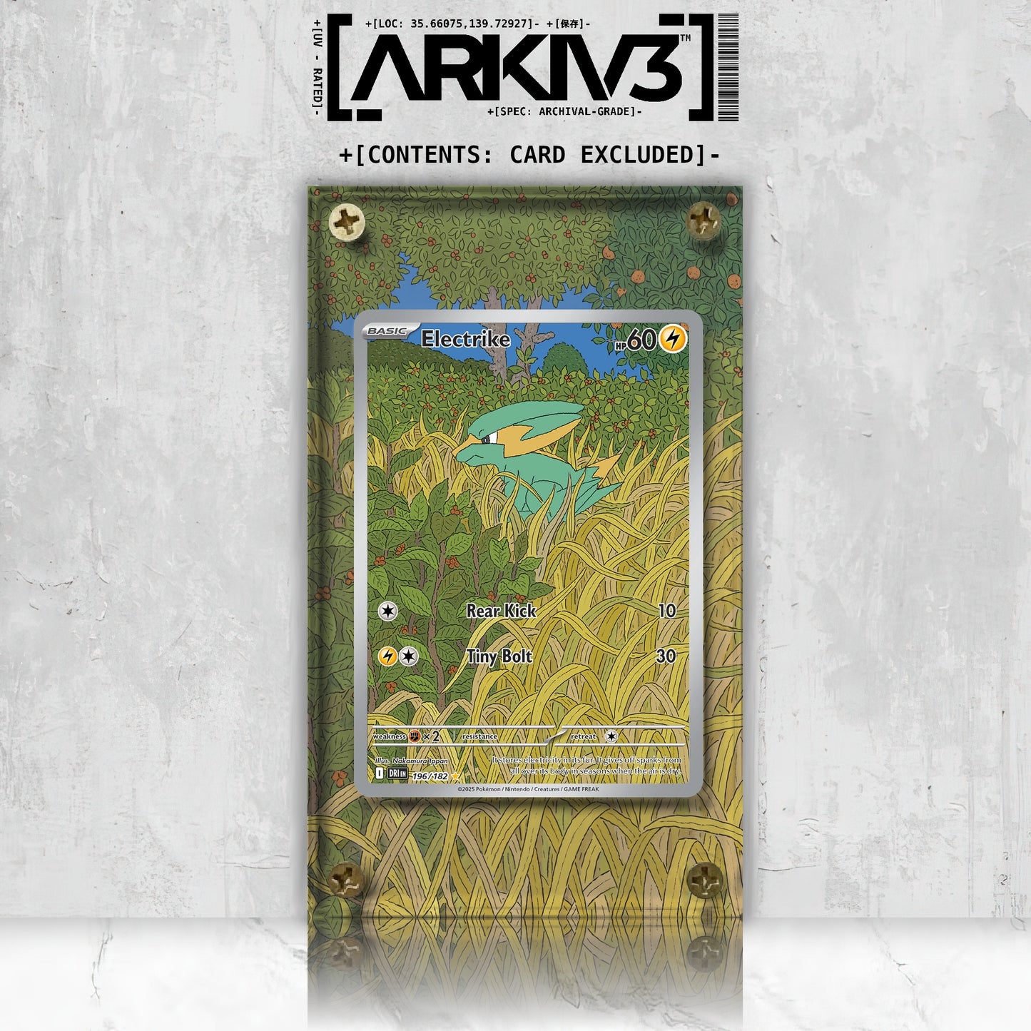 [UNIT: 196/182] // Electrike Extended Art Display Case - Raw