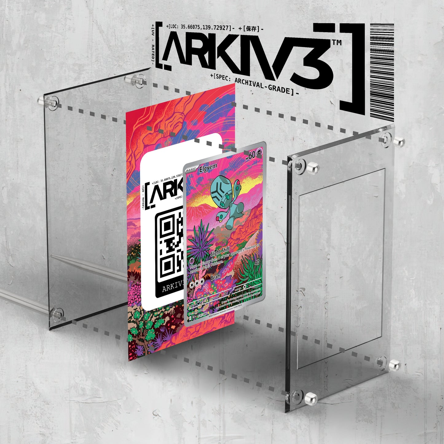 [UNIT: 120/86] // Elgyem Extended Art Display Case - Raw