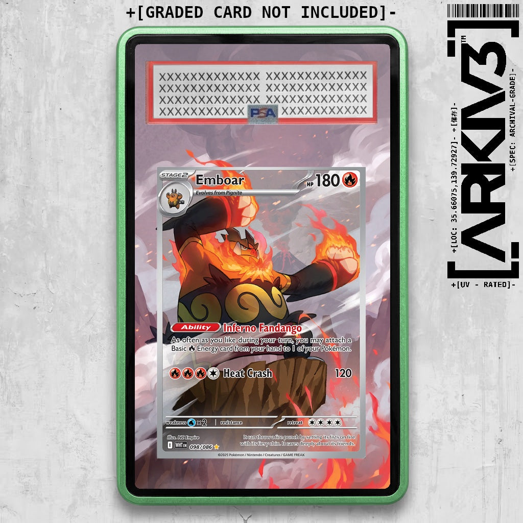 ARKIV3 PSA graded front - Green