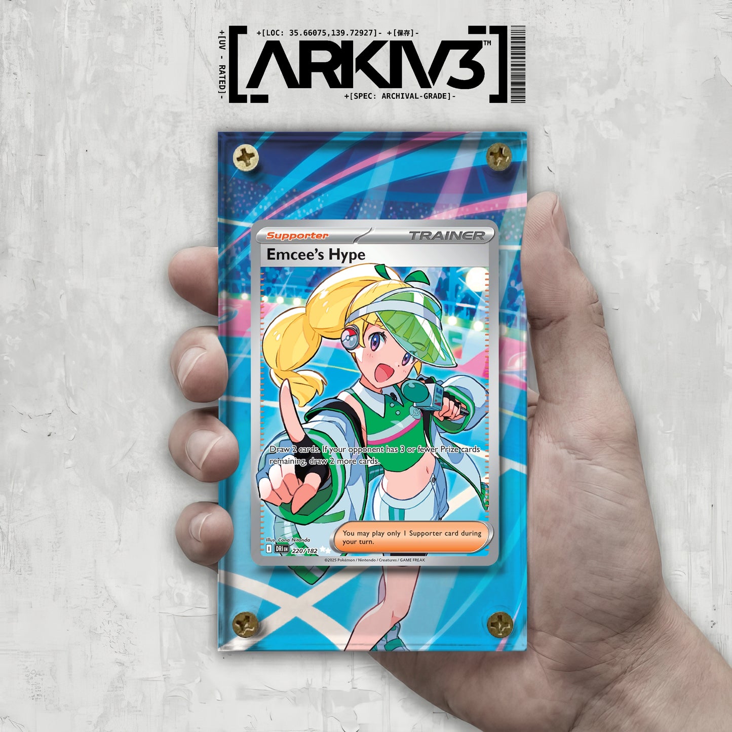 [UNIT: 220/182] // Emcee's Hype Extended Art Display Case - Raw