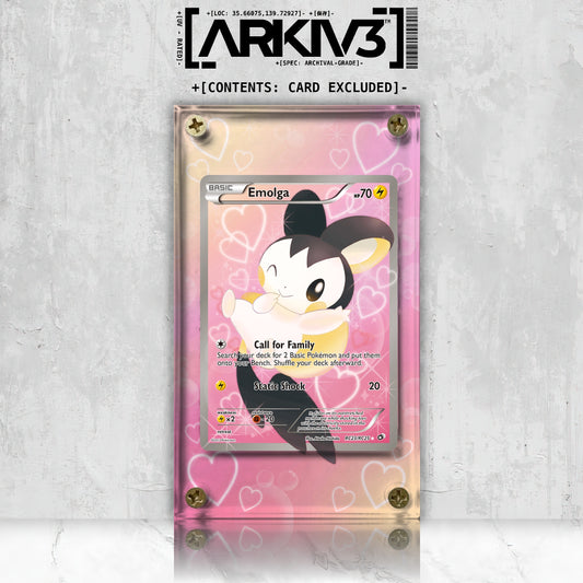 [UNIT: RC23/RC25] // Emolga Extended Art Display Case - Raw