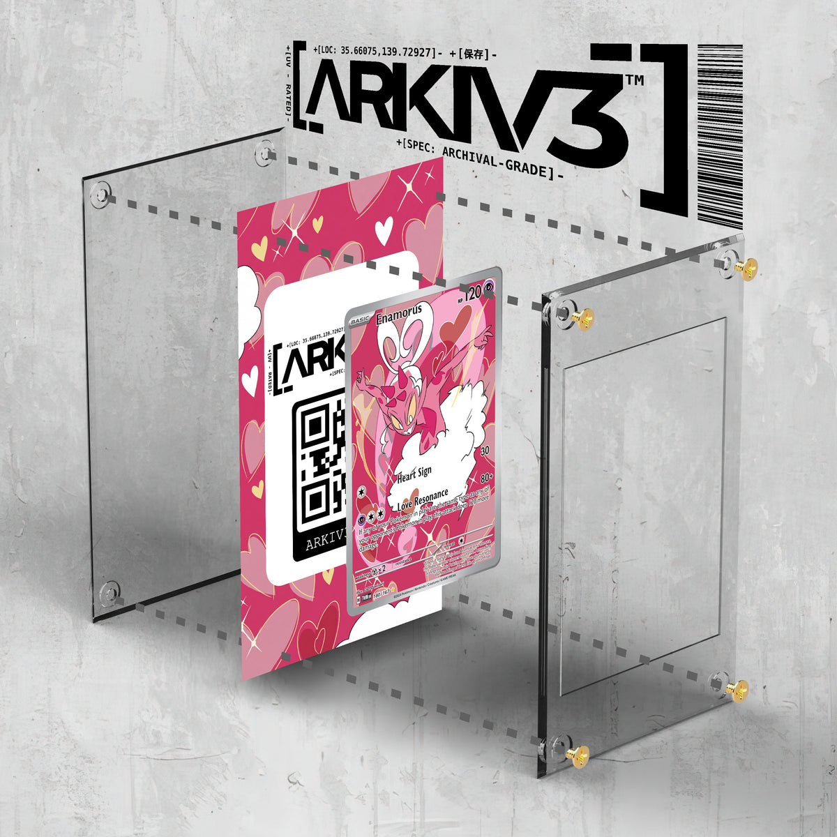 [UNIT: 180/167] // Enamorus Extended Art Display Case - Raw