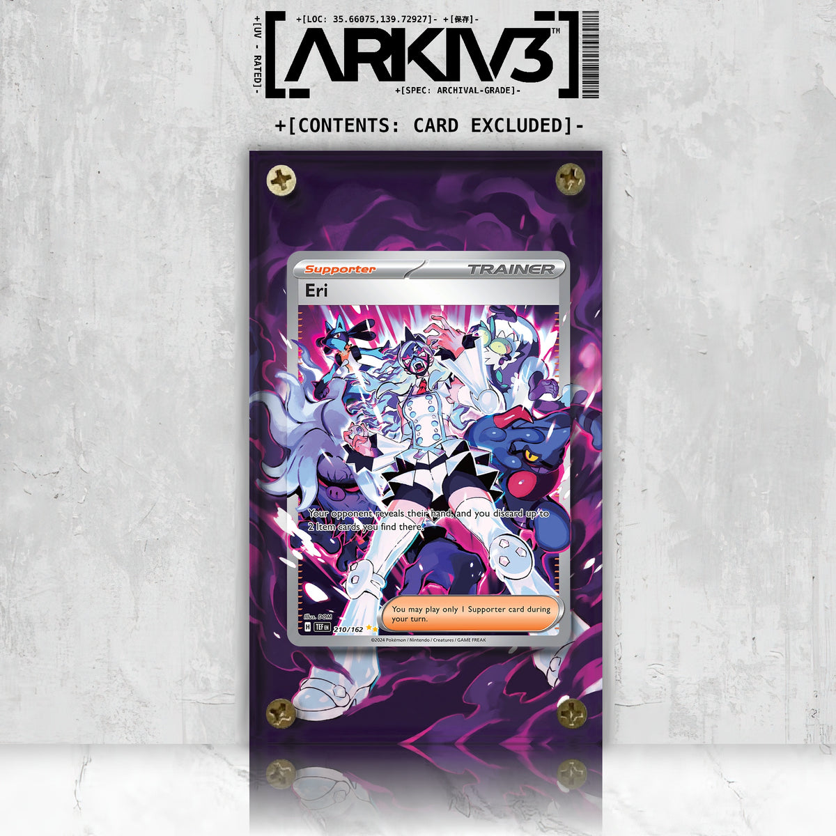[UNIT: 210/162] // Eri Extended Art Display Case - Raw