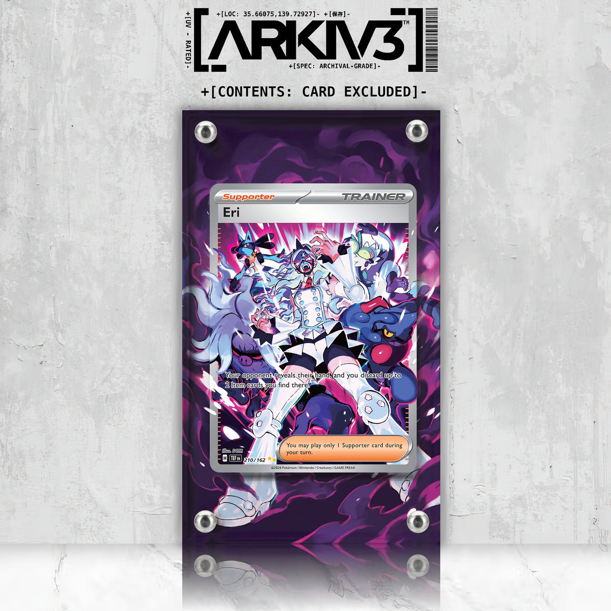 [UNIT: 210/162] // Eri Extended Art Display Case - Raw