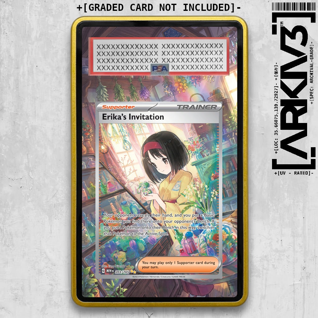 [UNIT: 203/165] // Erika's Invitation Extended Art Display Case - Graded