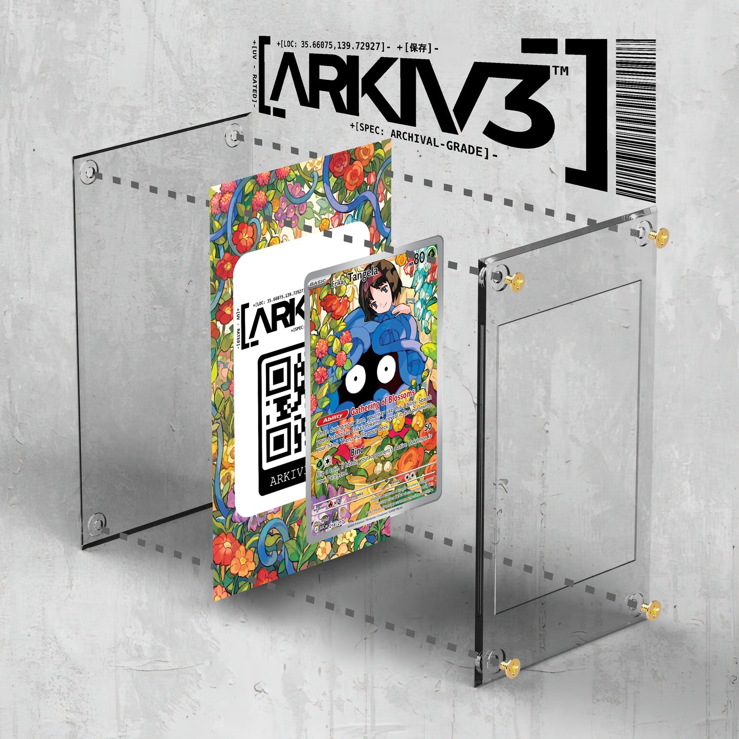 [UNIT: 218/217] // Erika's Tangela Extended Art Display Case - Raw