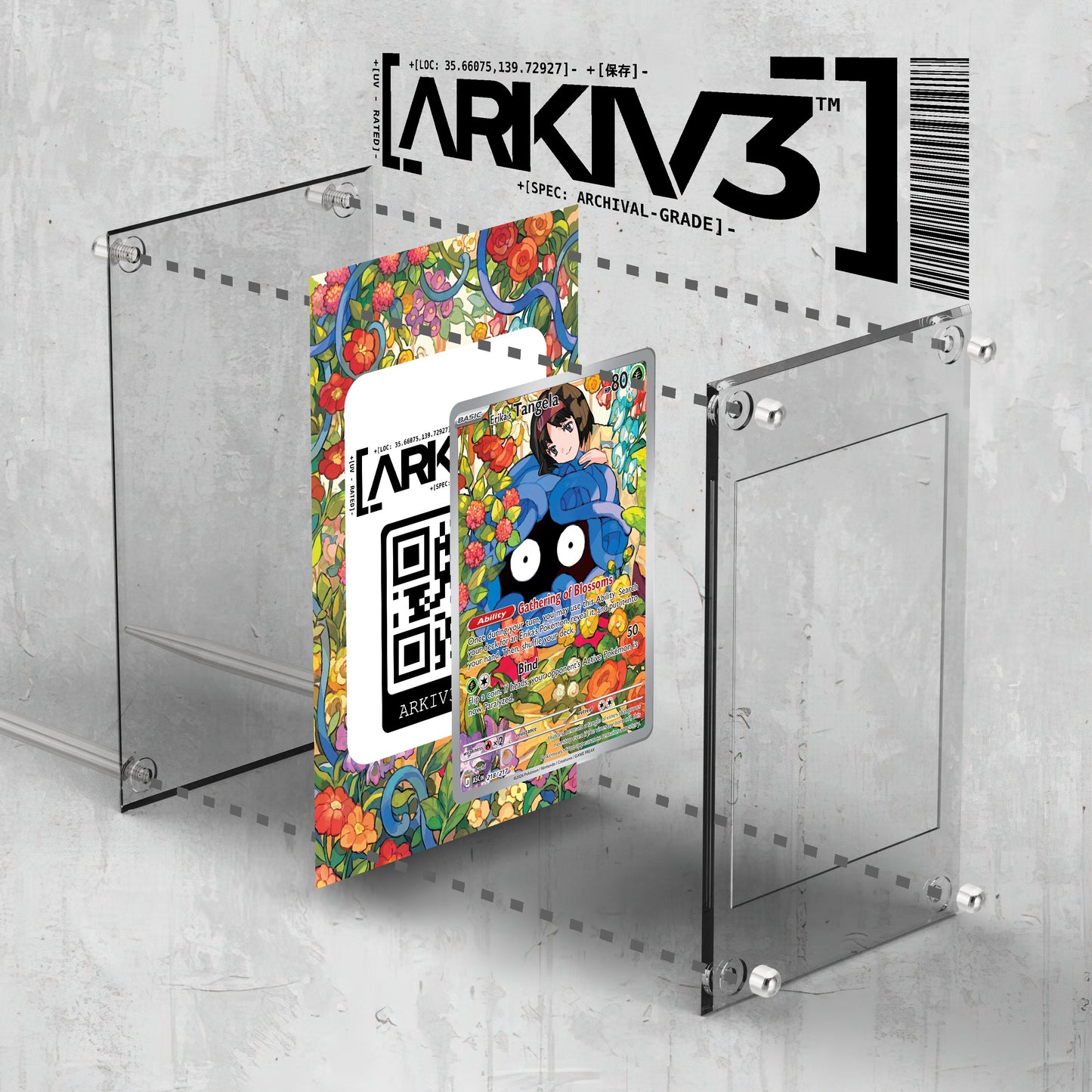 [UNIT: 218/217] // Erika's Tangela Extended Art Display Case - Raw