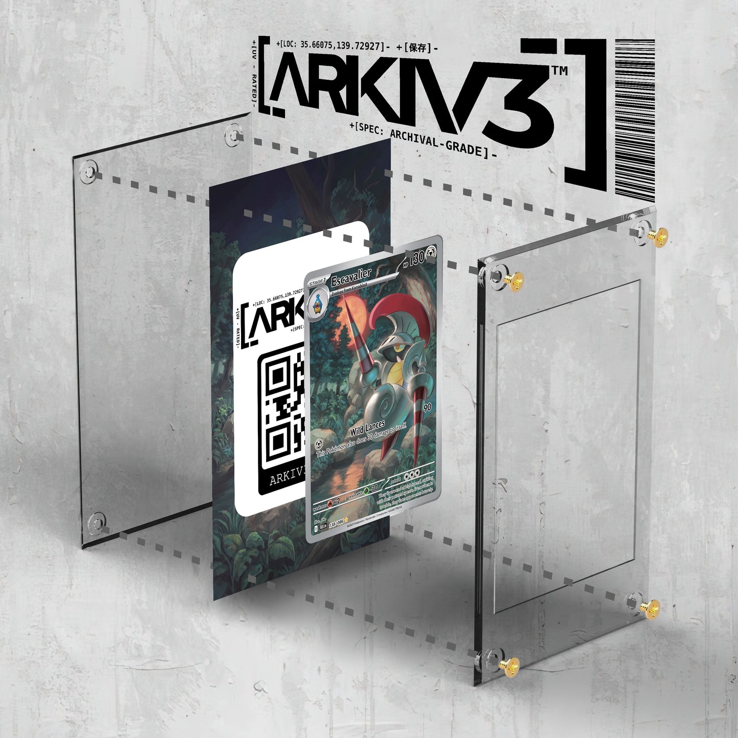 [UNIT: 138/86] // Escavalier Extended Art Display Case - Raw
