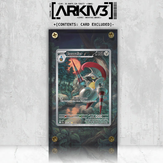 [UNIT: 138/86] // Escavalier Extended Art Display Case - Raw