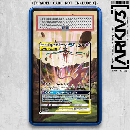 [UNIT: SM240] // Espeon & Deoxys Extended Art Display Case - Graded