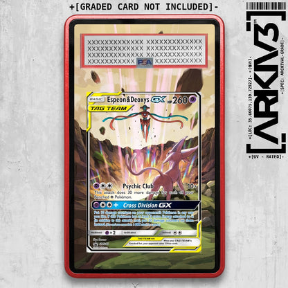 [UNIT: SM240] // Espeon & Deoxys Extended Art Display Case - Graded