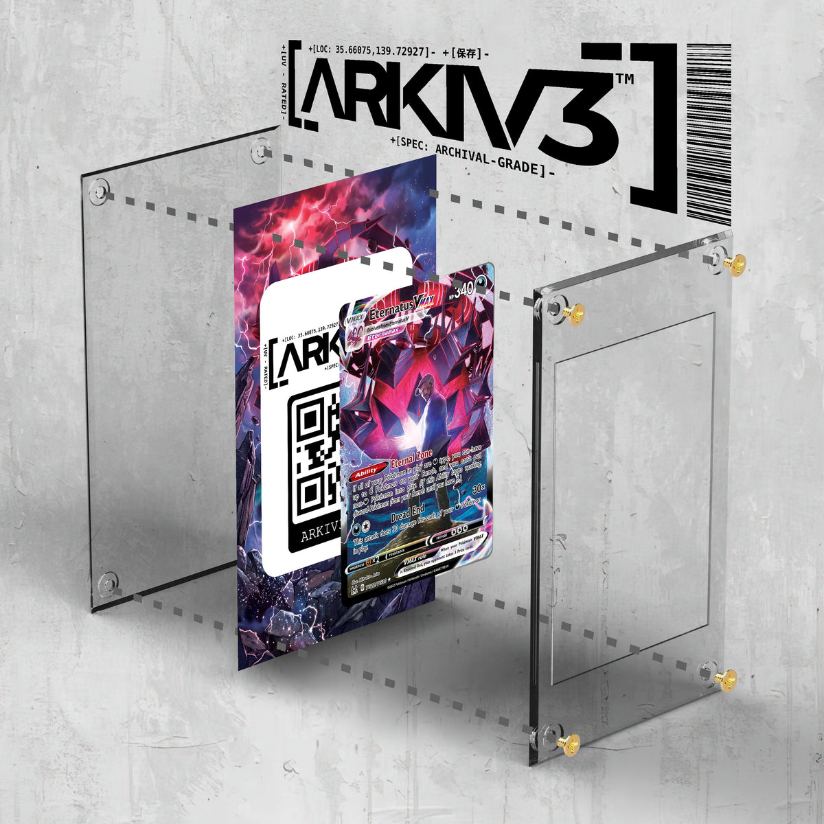 [UNIT: TG22/TG30] // Eternatus VMAX Extended Art Display Case - Raw