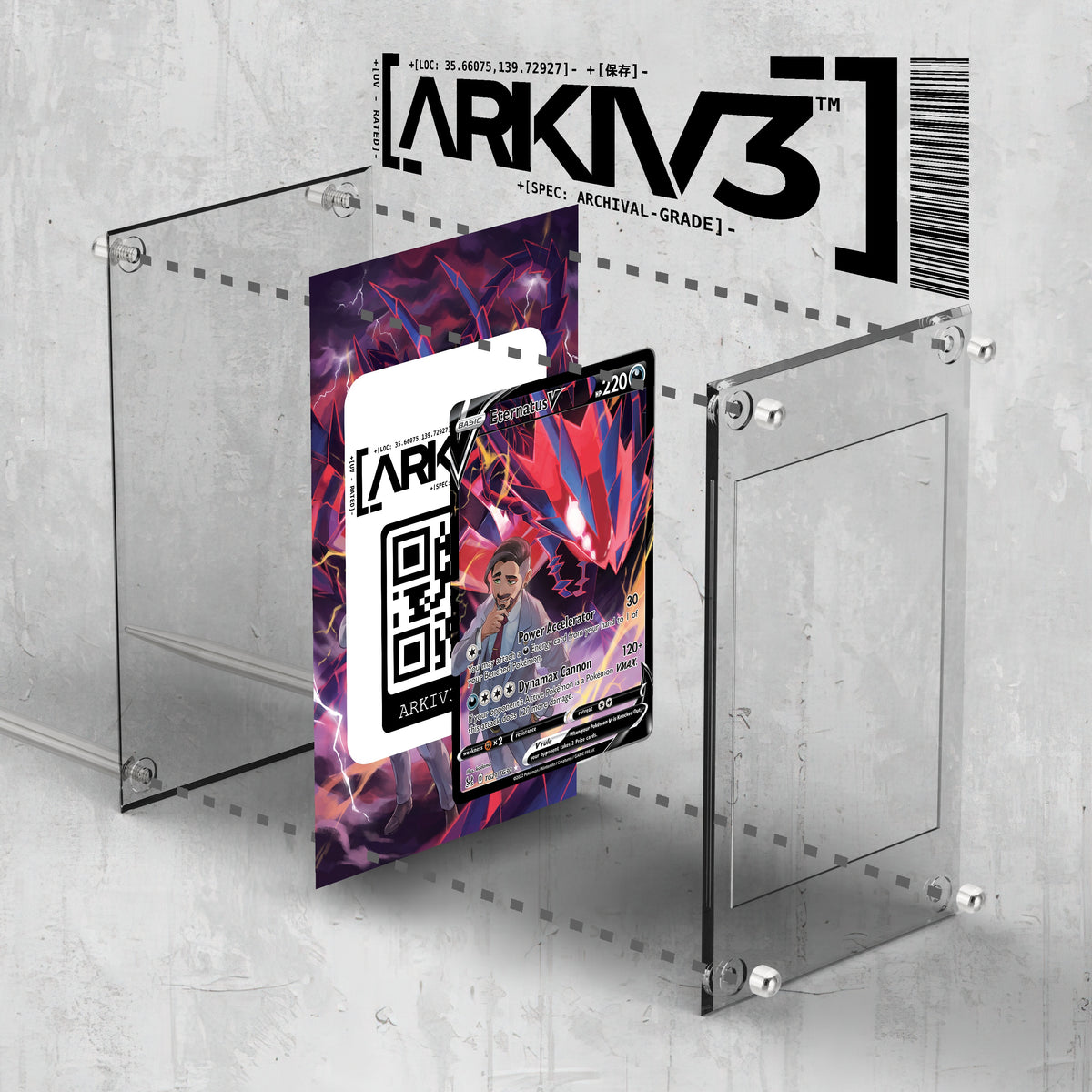 [UNIT: TG21/TG30] // Eternatus V Extended Art Display Case - Raw