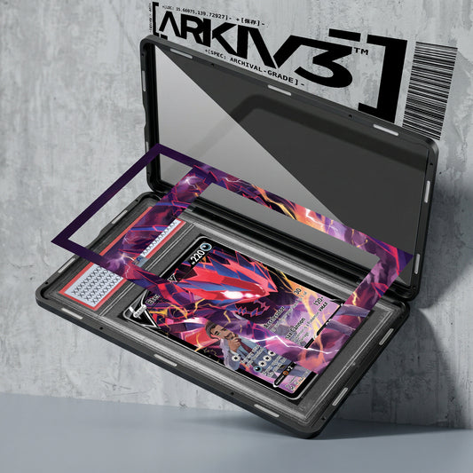 ARKIV3 PSA graded exploded mockup