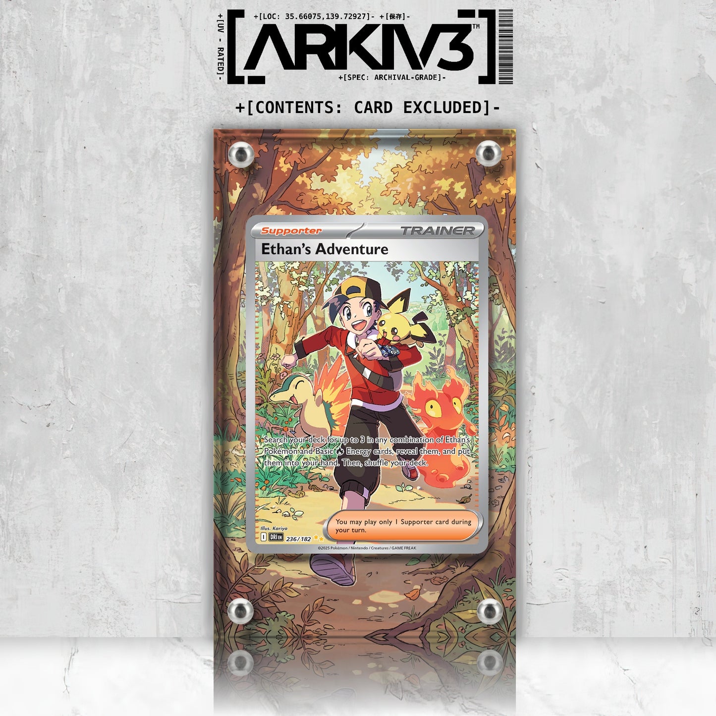 [UNIT: 236/182] // Ethan's Adventure Extended Art Display Case - Raw