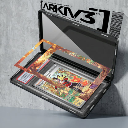 ARKIV3 PSA graded exploded mockup