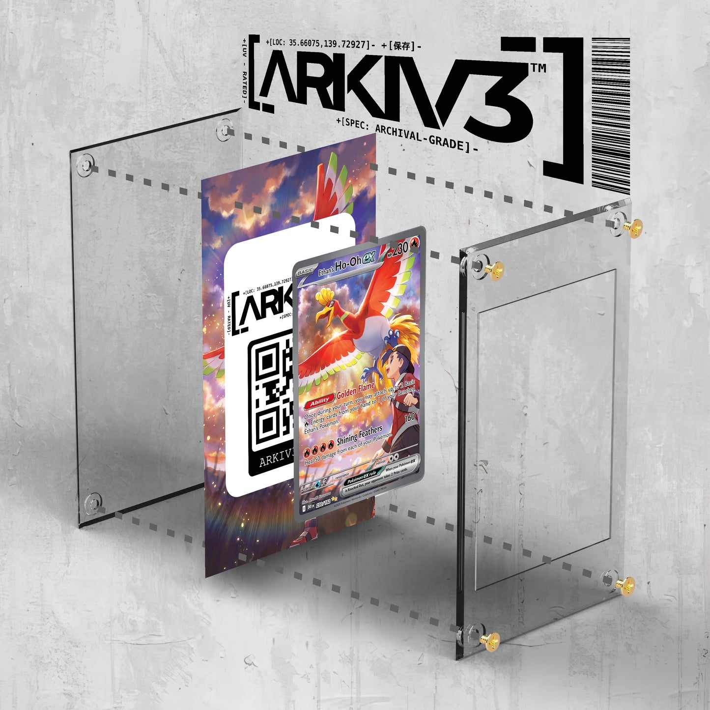 [UNIT: 230/182] // Ethan's Ho-Oh ex Extended Art Display Case - Raw