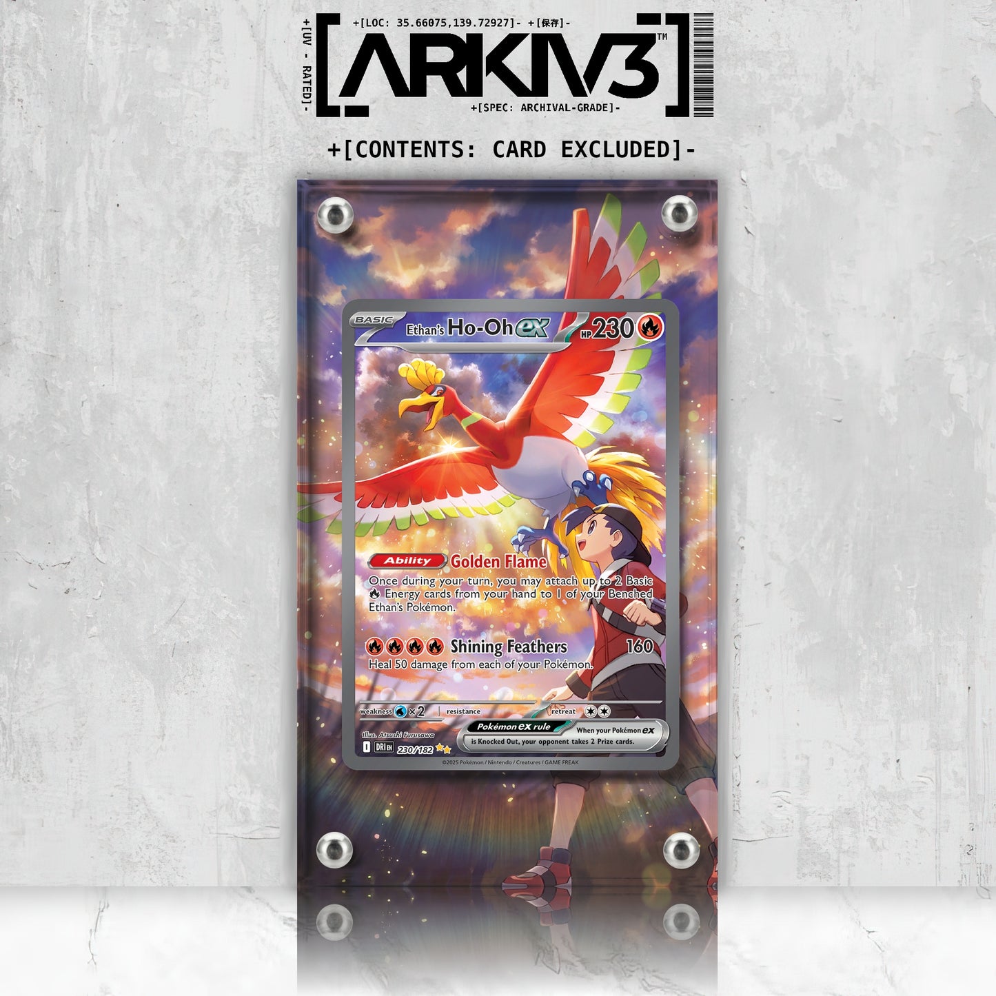 [UNIT: 230/182] // Ethan's Ho-Oh ex Extended Art Display Case - Raw