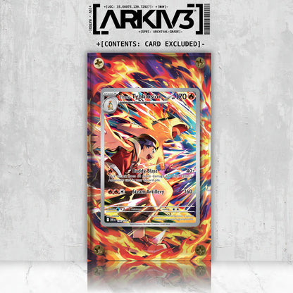 [UNIT: 190/182] // Ethan's Typhlosion Extended Art Display Case - Raw
