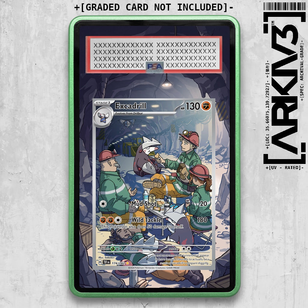 ARKIV3 PSA graded front - Green