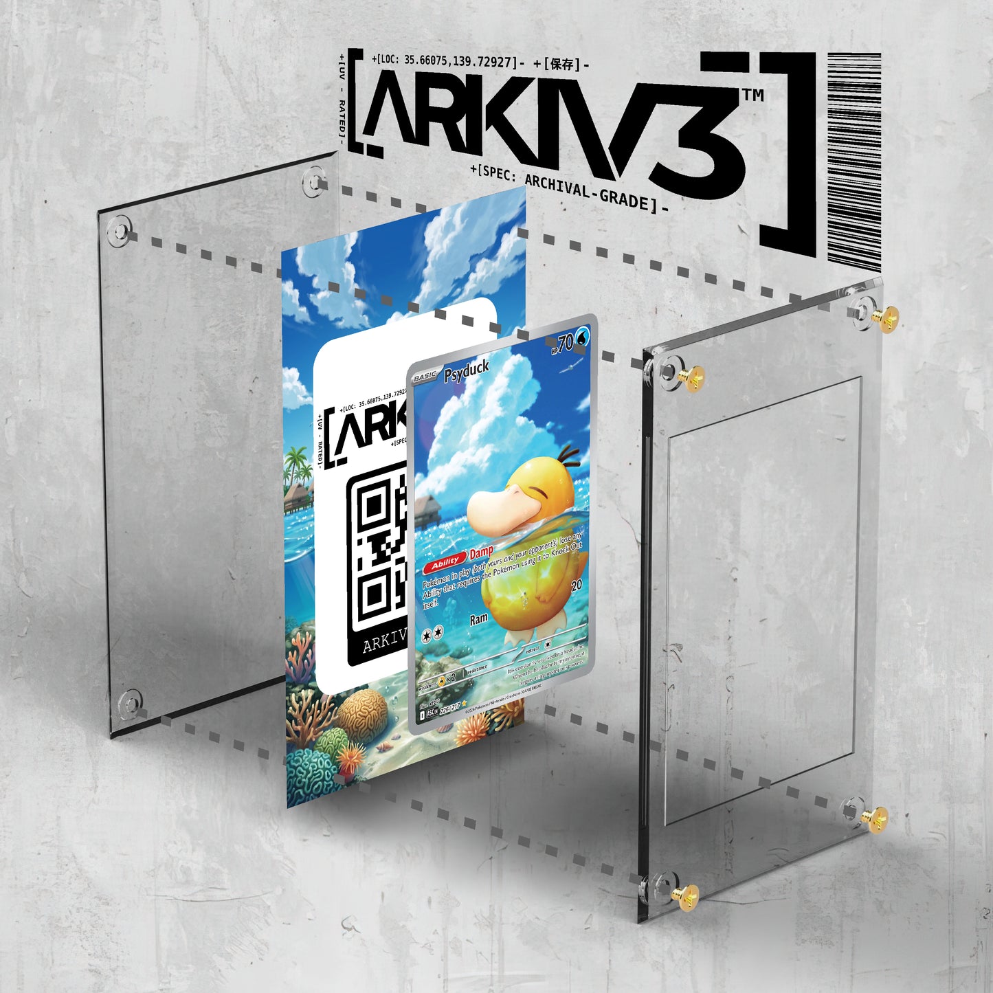 [UNIT: 226/217] // Psyduck Extended Art Display Case - Raw