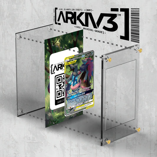[UNIT: 201/214] // Greninja & Zoroark GX Extended Art Display Case - Raw