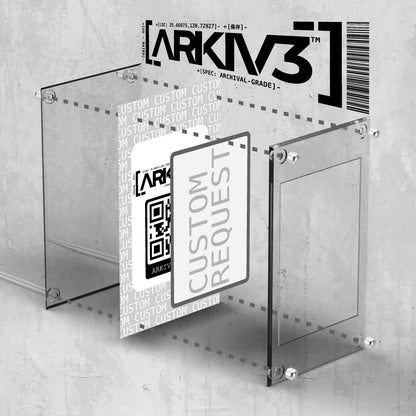 Custom Extended Art Display Case - Raw