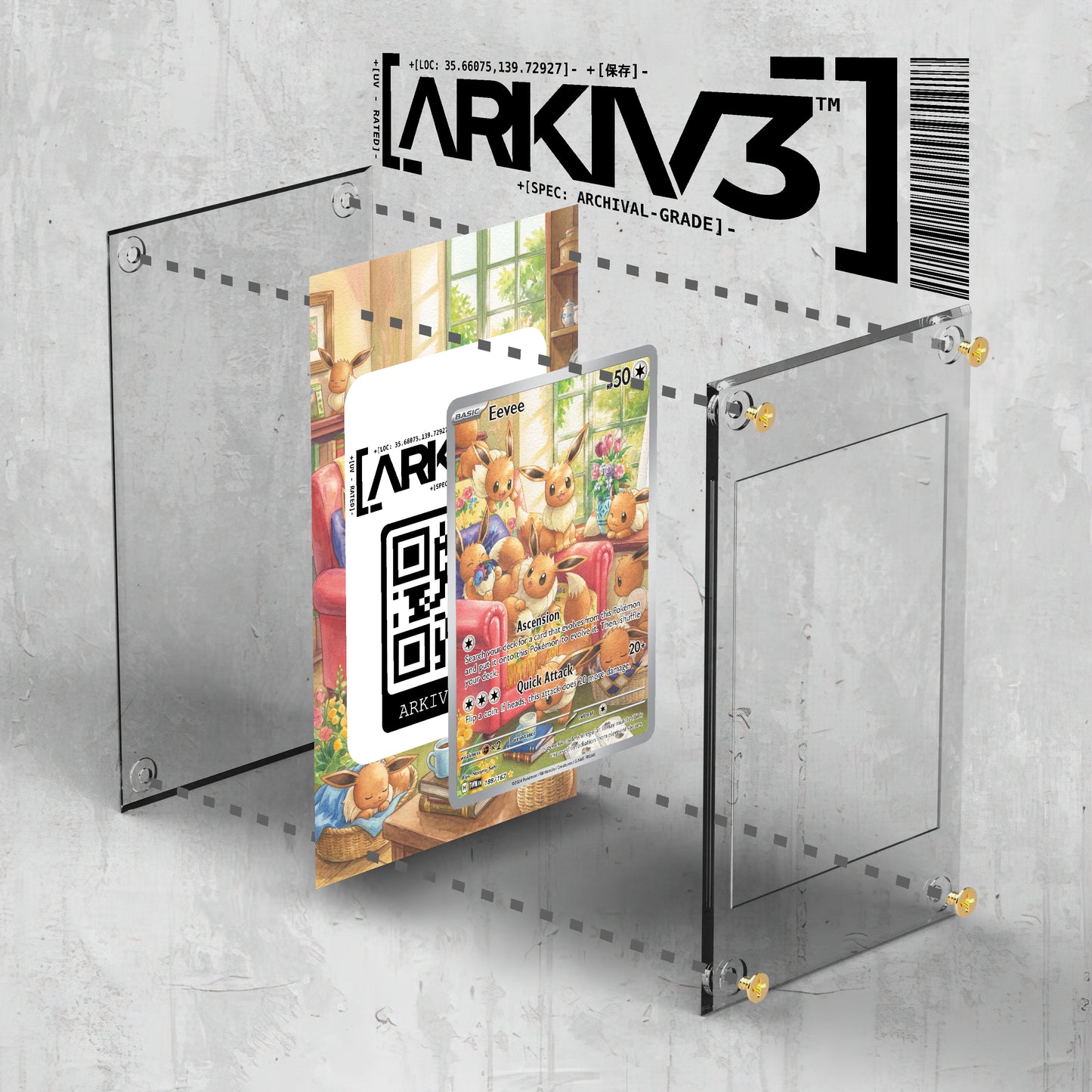 [UNIT: 188/167] // Eevee Extended Art Display Case - Raw