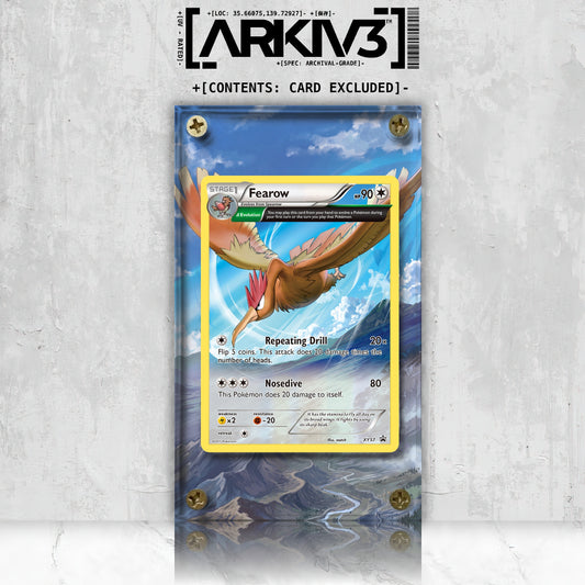 [UNIT: XY57] // Fearow Extended Art Display Case - Raw