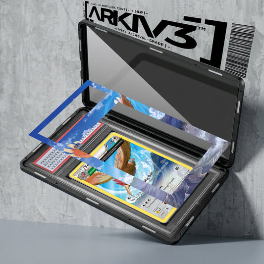 ARKIV3 PSA graded exploded mockup