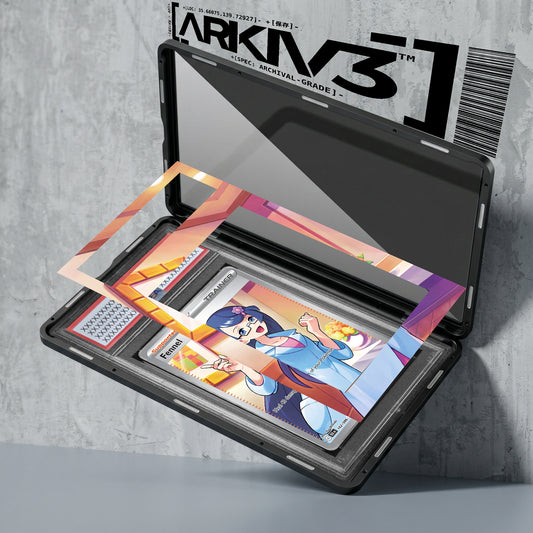 ARKIV3 PSA graded exploded mockup